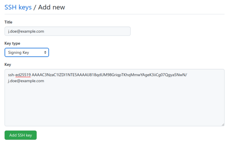 Use SSH keys to sign Git commits - Kau-Boys